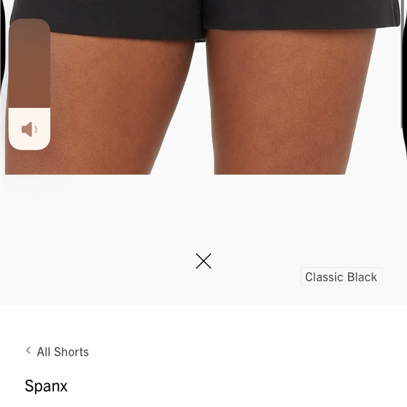 SPANX Women's Classic Black Athletic Shorts NWT - Picture 1 of 10
